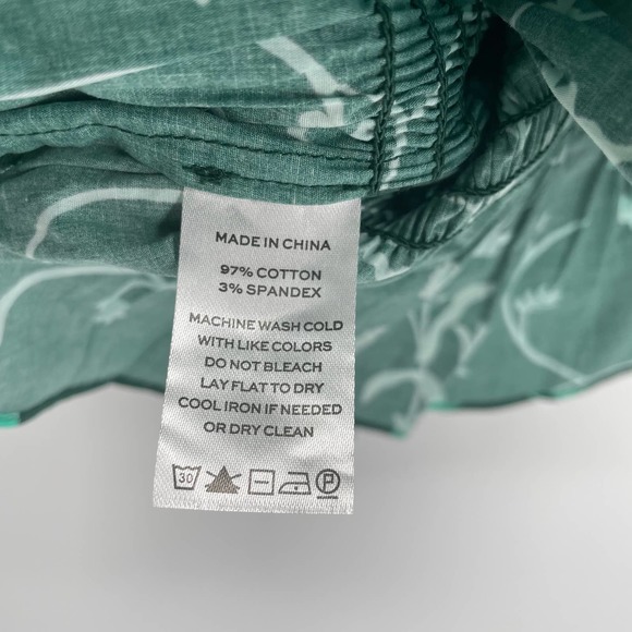 Hill House The Paz Top Emerald Botanical Size Medium - Picture 4 of 5